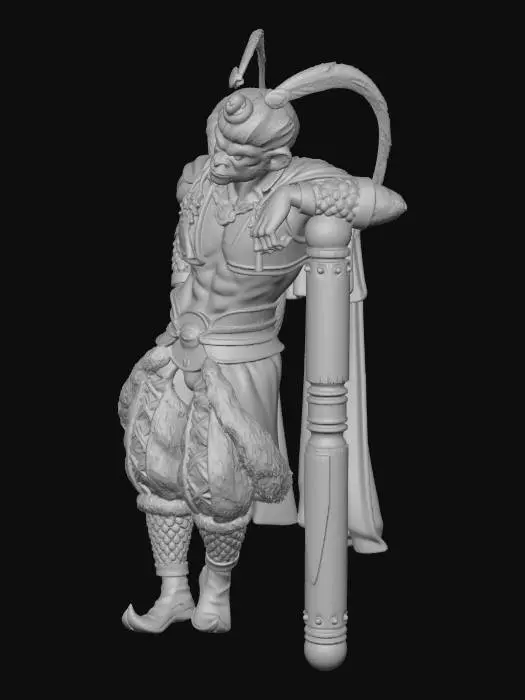 3D model for The Golden Monkey King