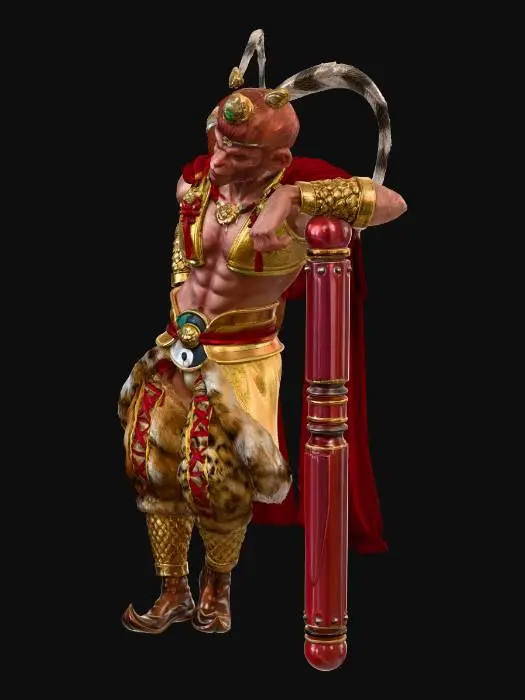 3D model for The Golden Monkey King