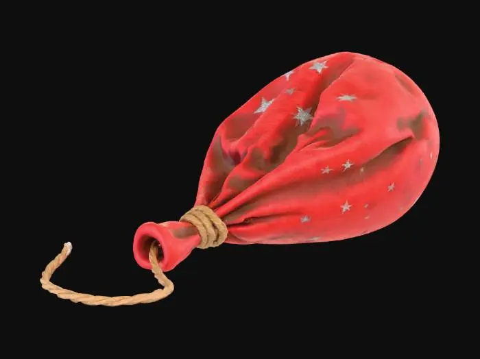 3D model for Deflated Balloon, The Breath of Laughter, #Halloween2025#