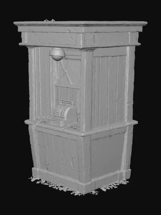 3D model for Forgotten Ticket Booth, The Last Admission, #Halloween2025#
