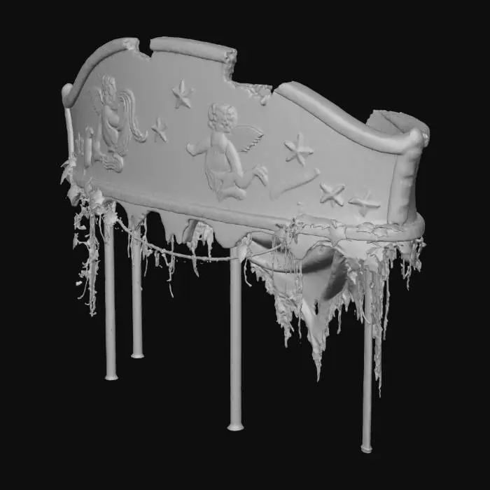 3D model for Carousel Top Fragment, #Halloween2025#