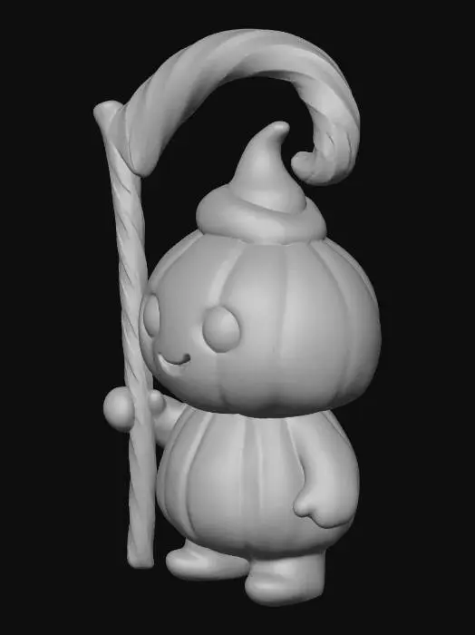 3D model for Pumpkin Peppermint Smile