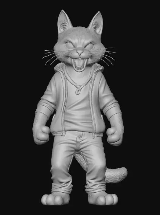 3D model for Fierce Feline Adventure