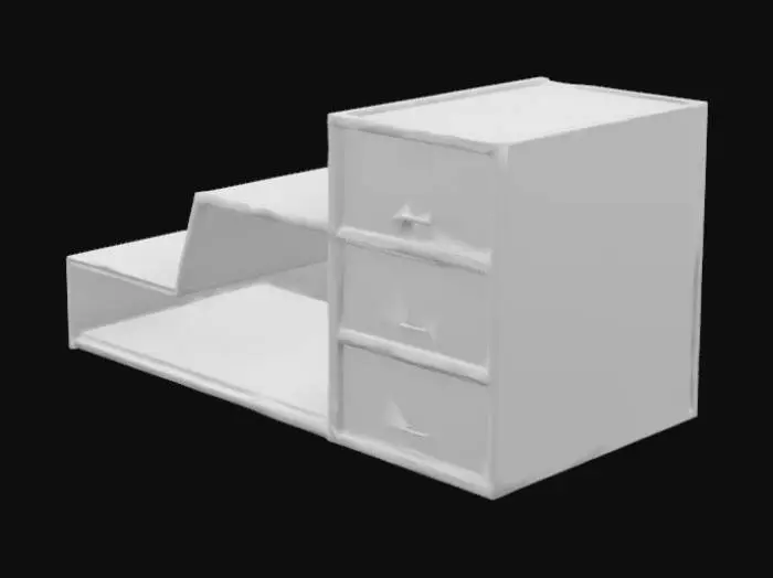 3D model for shelf and Drawers 