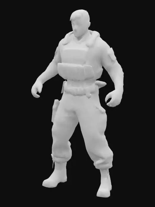 3D model for Tactical Gear Operator
