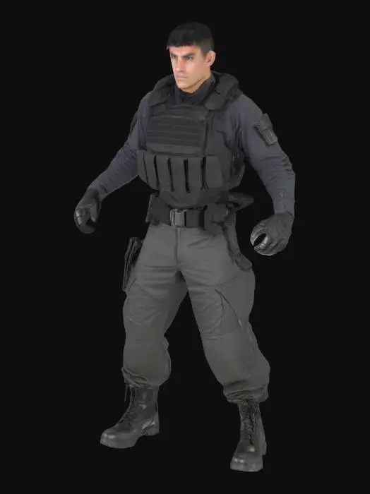 3D model for Tactical Gear Operator