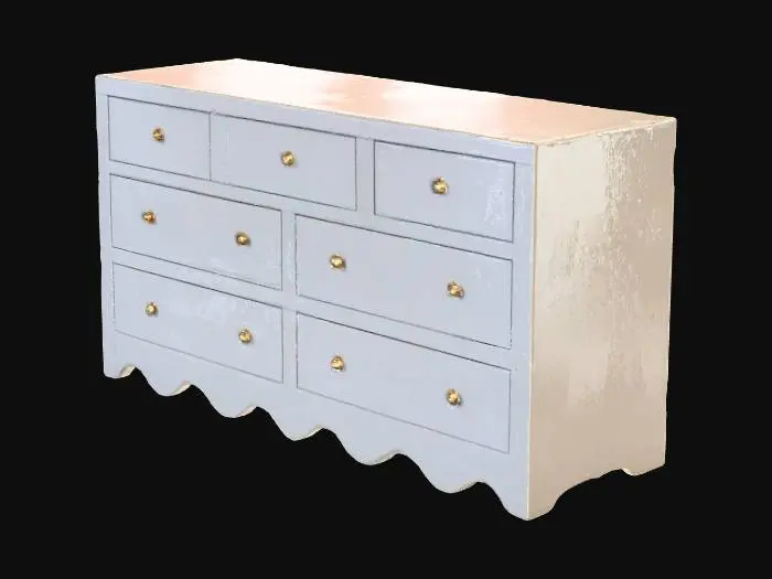 3D model for Winnie Dresser - Oyster Creek