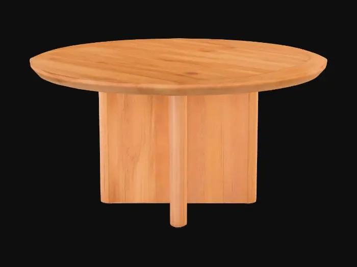 3D model for Balmain Teak Round Dining Table