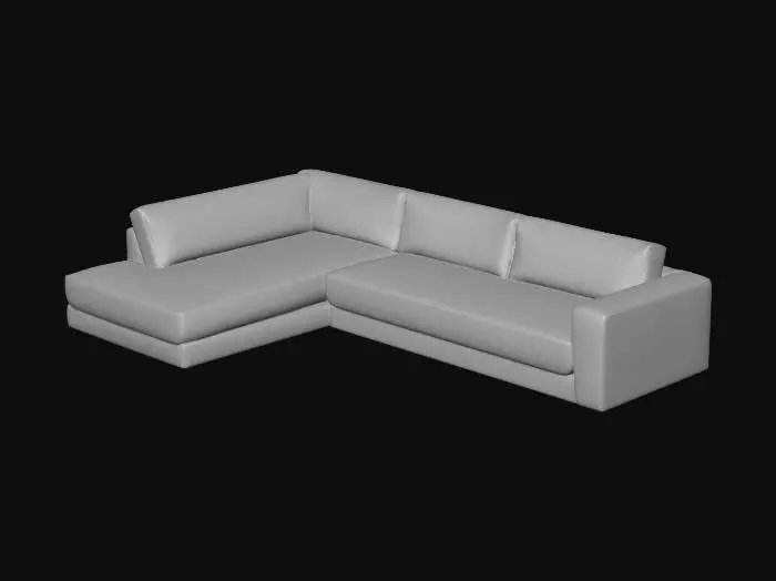 3D model for Carmel Lounge Return Bumper Sectional - Pottery Barn