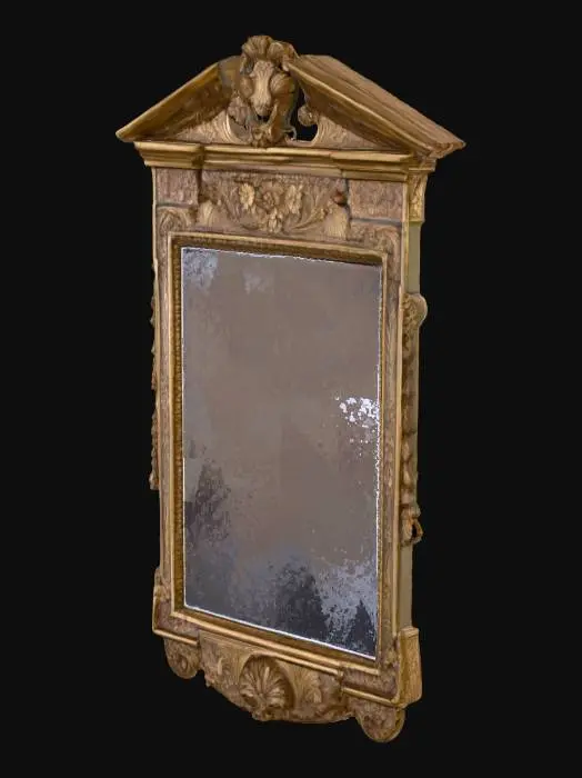 3D model for Burton Ching George II Style Giltwood Mirror