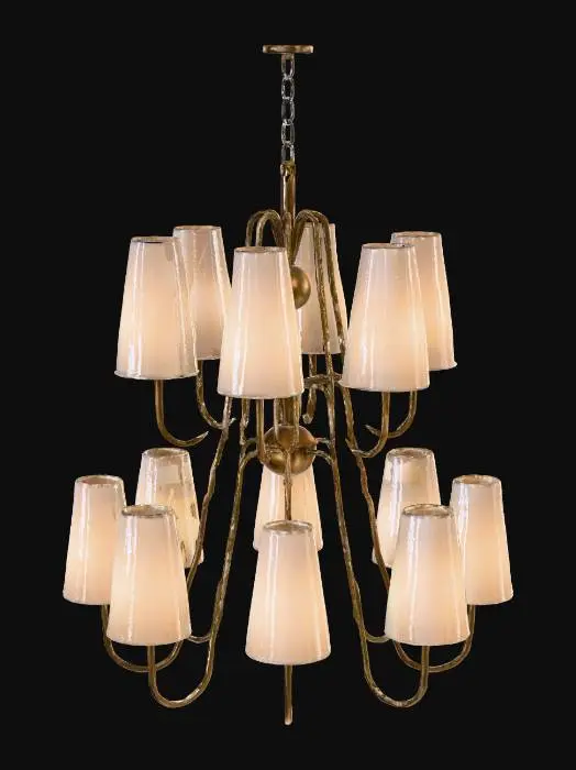 3D model for Juno 12 Arm Chandelier - Hector Finch