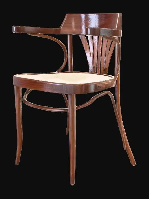 3D model for Bentwood Fanback Arm Chair - Restaurant Furniture Plus