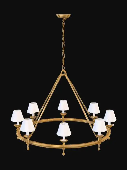 3D model for Classic 42" Ring Chandelier
