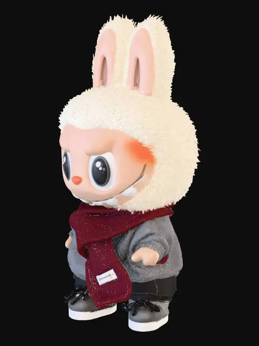 3D model for Pop Mart Labubu Walk by Fortune Figure