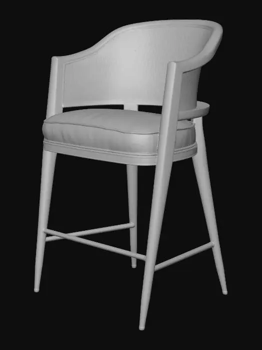 3D model for GRASSE II BAR STOOL COUNTER HEIGHT