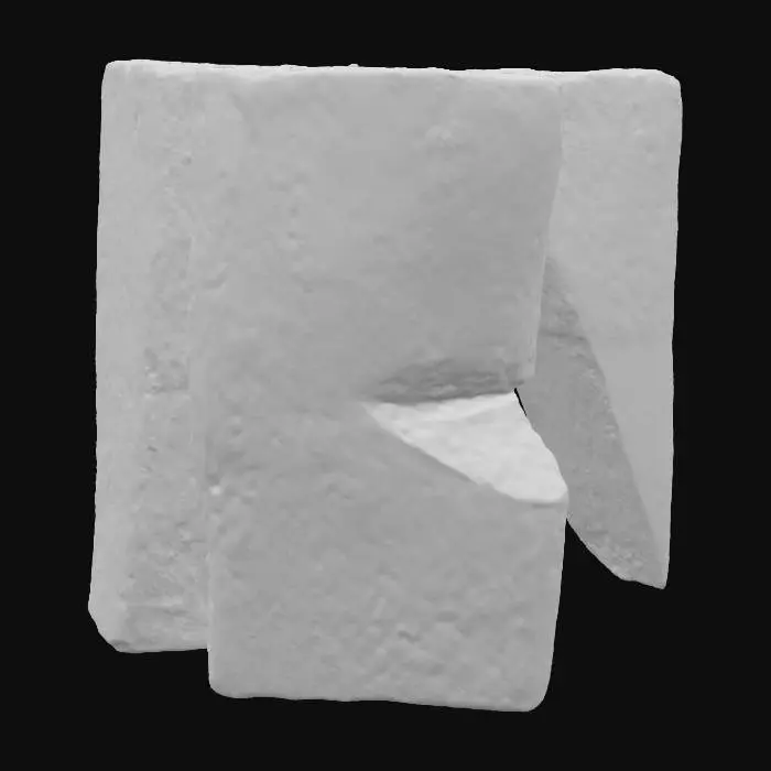 3D model for Brazilian Designer, Side Table, Wood, Brazil, 1950s