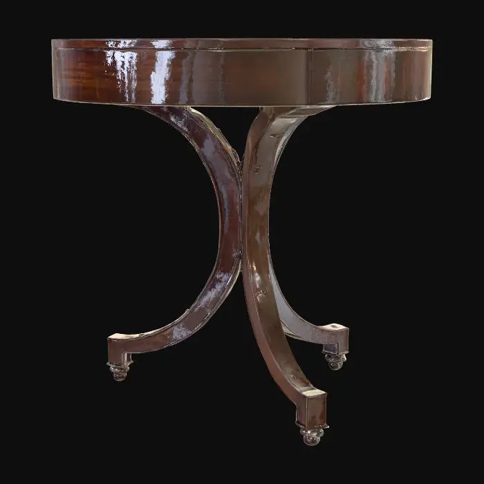 3D model for Wells Round Side Table - Williams Sonoma Home