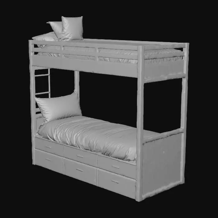 3D model for Bunk Bed