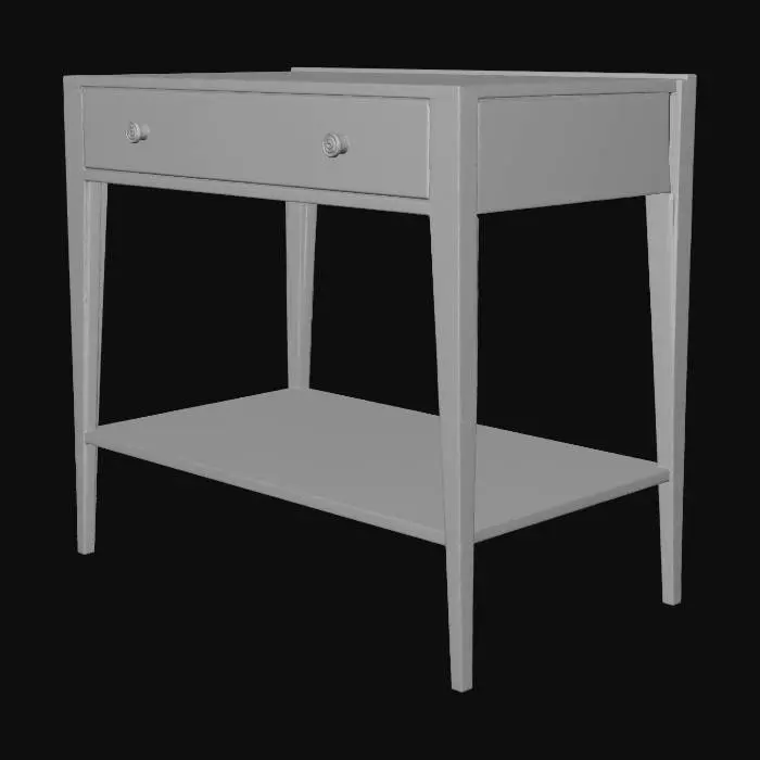 3D model for Cherry Italian End Table