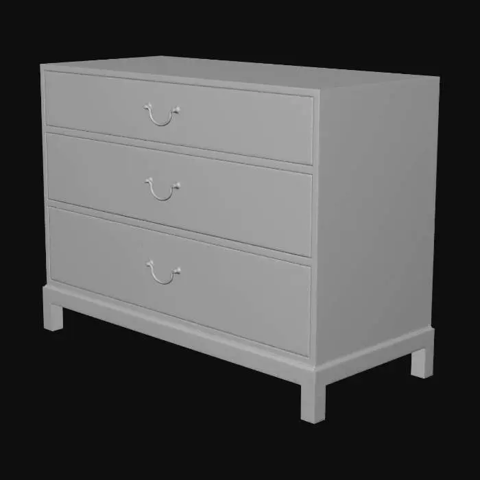 3D model for Campaign Chest, 36" - Nickey Kehoe