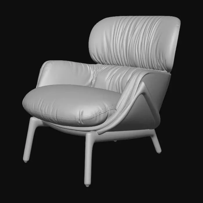 3D model for Elysia Lounge Chair