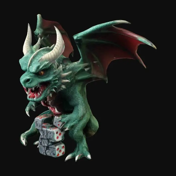 3D model for Angry Dragon Dice tower