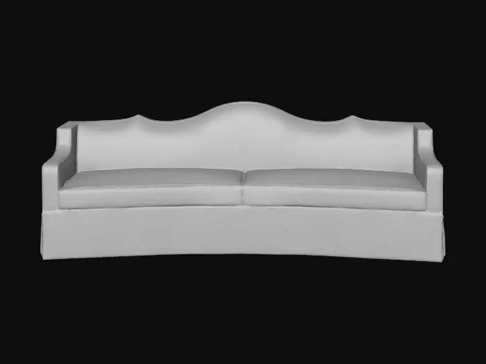 3D model for Elegant Curves Couch