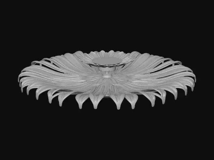 3D model for Radiant Blossom Chandelier