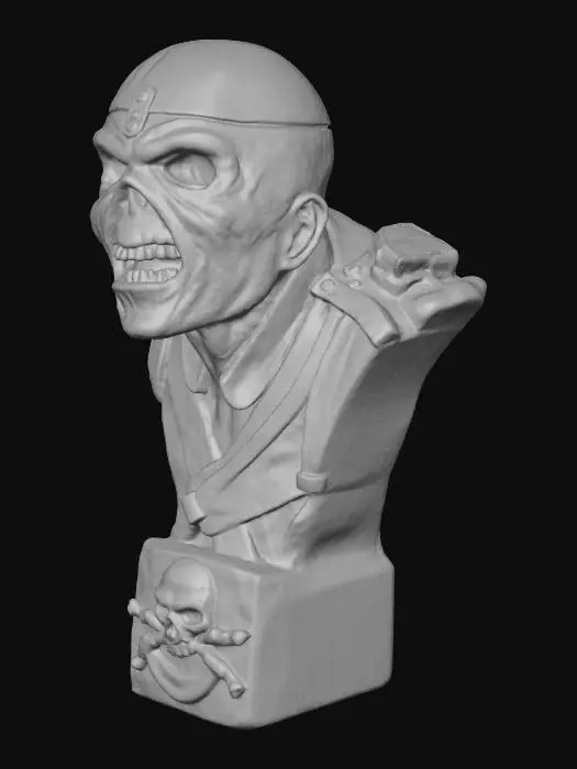 3D model for Statue of a Scowling Figure