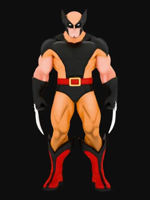 3D model for Wolverine Warrior