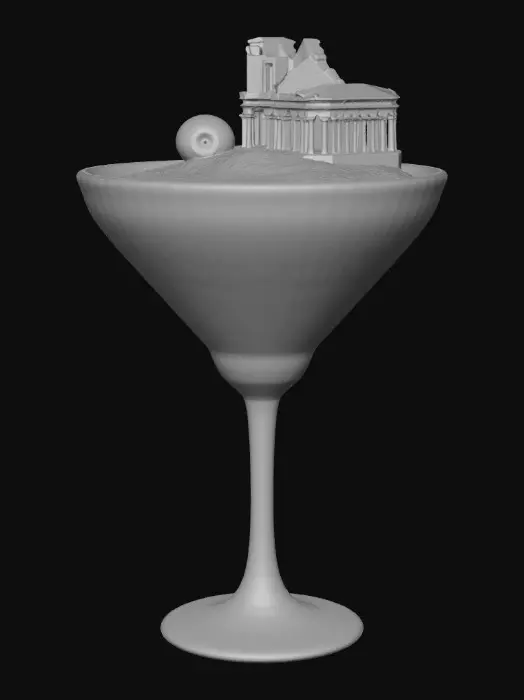 3D model for cup of eye