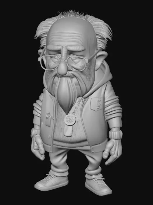 3D model for Grumpy Grandpa with Style