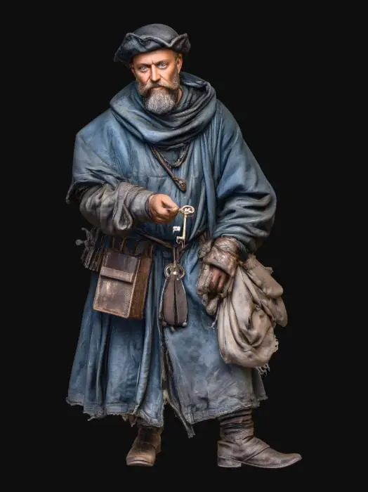 3D model for Keybearer of the Distant Road