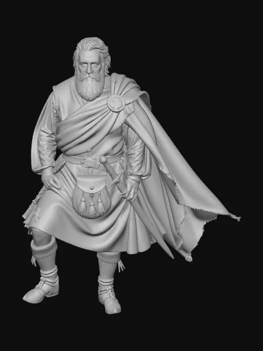 3D model for Highland Wanderer