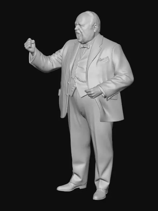 3D model for Winston Churchill