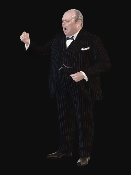 3D model for Winston Churchill