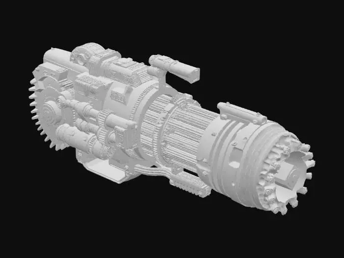 3D model for black_minigun