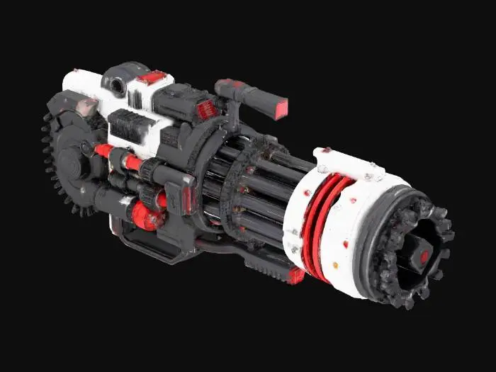 3D model for black_minigun