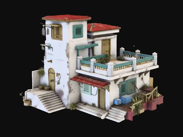 3D model for Deserted Villa