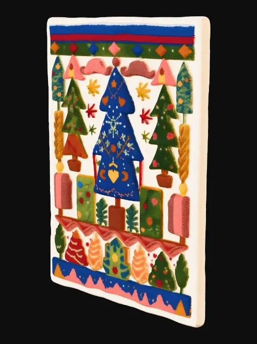 3D model for Holiday Tapestry, #Christmas2025#
