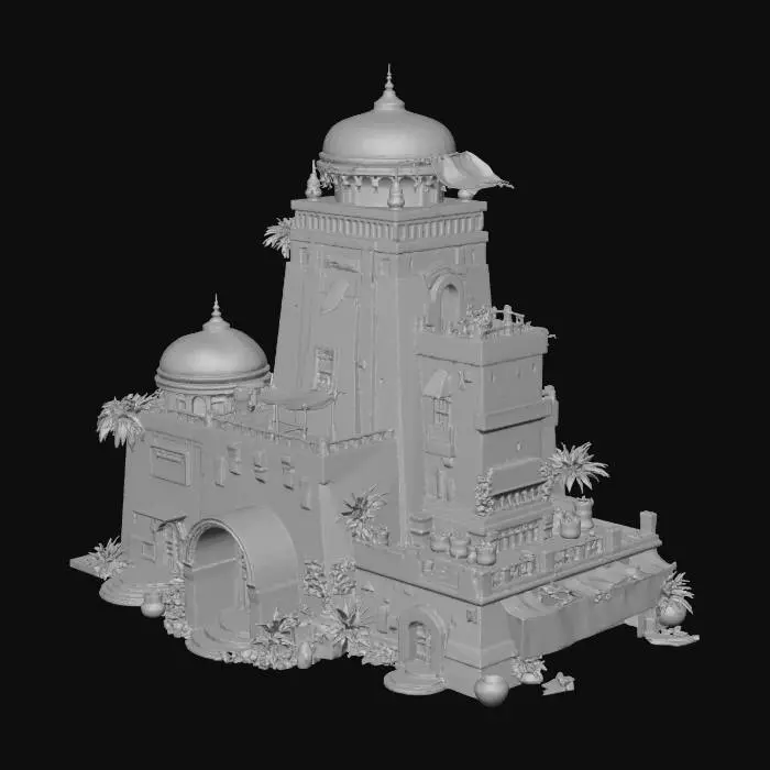3D model for Desert Oasis Palace