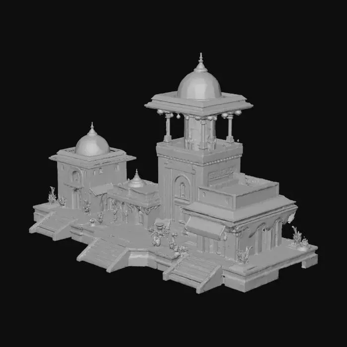 3D model for Desert Oasis Temple