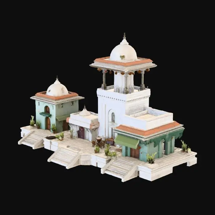 3D model for Desert Oasis Temple
