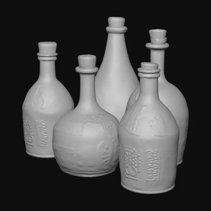 3D model for Vintage Bottles Collection