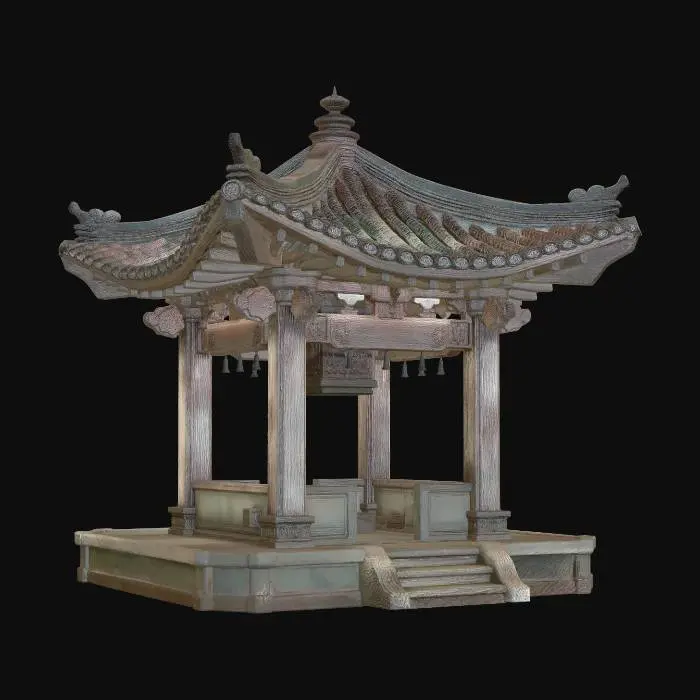 3D model for Ancient Bell Pavilion