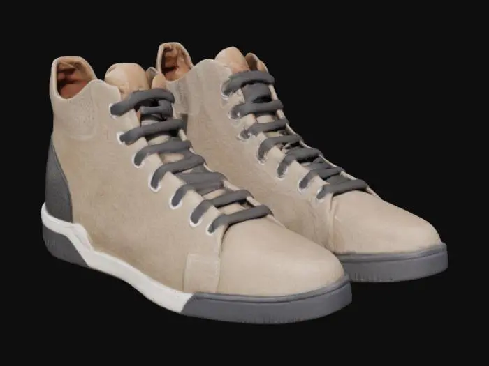 3D model for Desert Sneakers