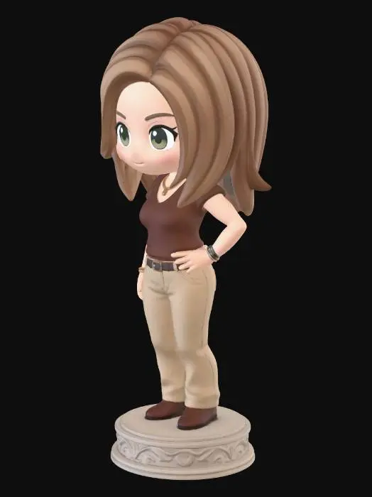 3D model for Friends Rachel