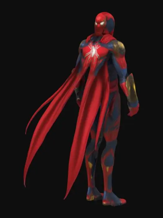 3D model for Create a combination of Spider man, Iron Man and Dr. strange with a Little of Venom in between
