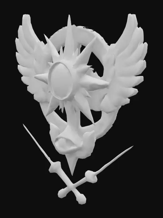 3D model for Celestial Guard Crest, #emblem#