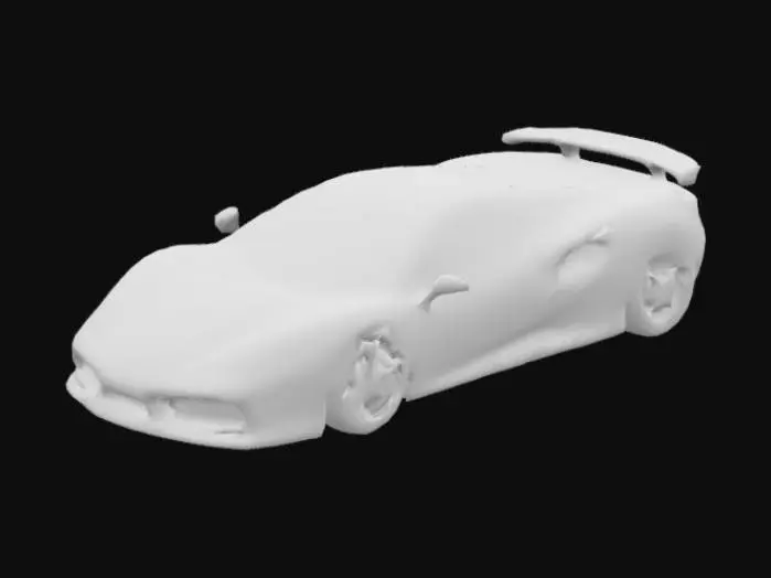 3D model for un ferrari 488 ce sa ii pot modifica culoara pe fiecare element din caroserie